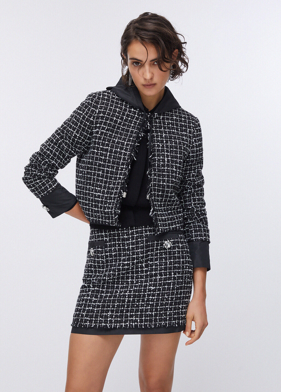 bouclè boxy jacket