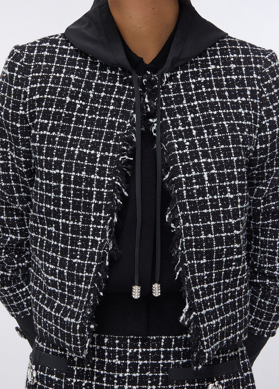bouclè boxy jacket