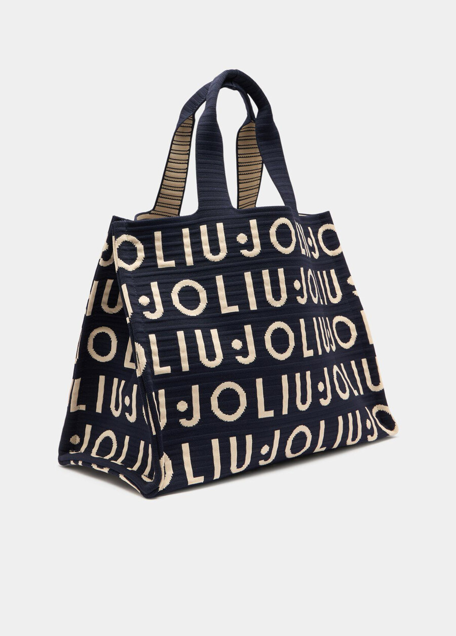 medium knit tote bag