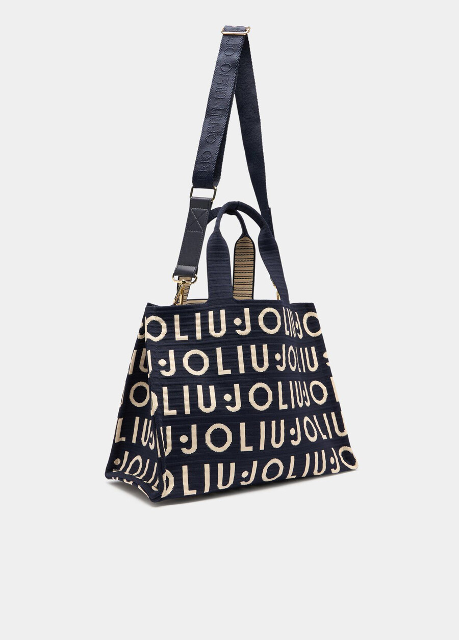 medium knit tote bag