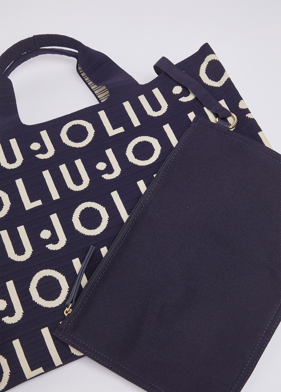 medium knit tote bag
