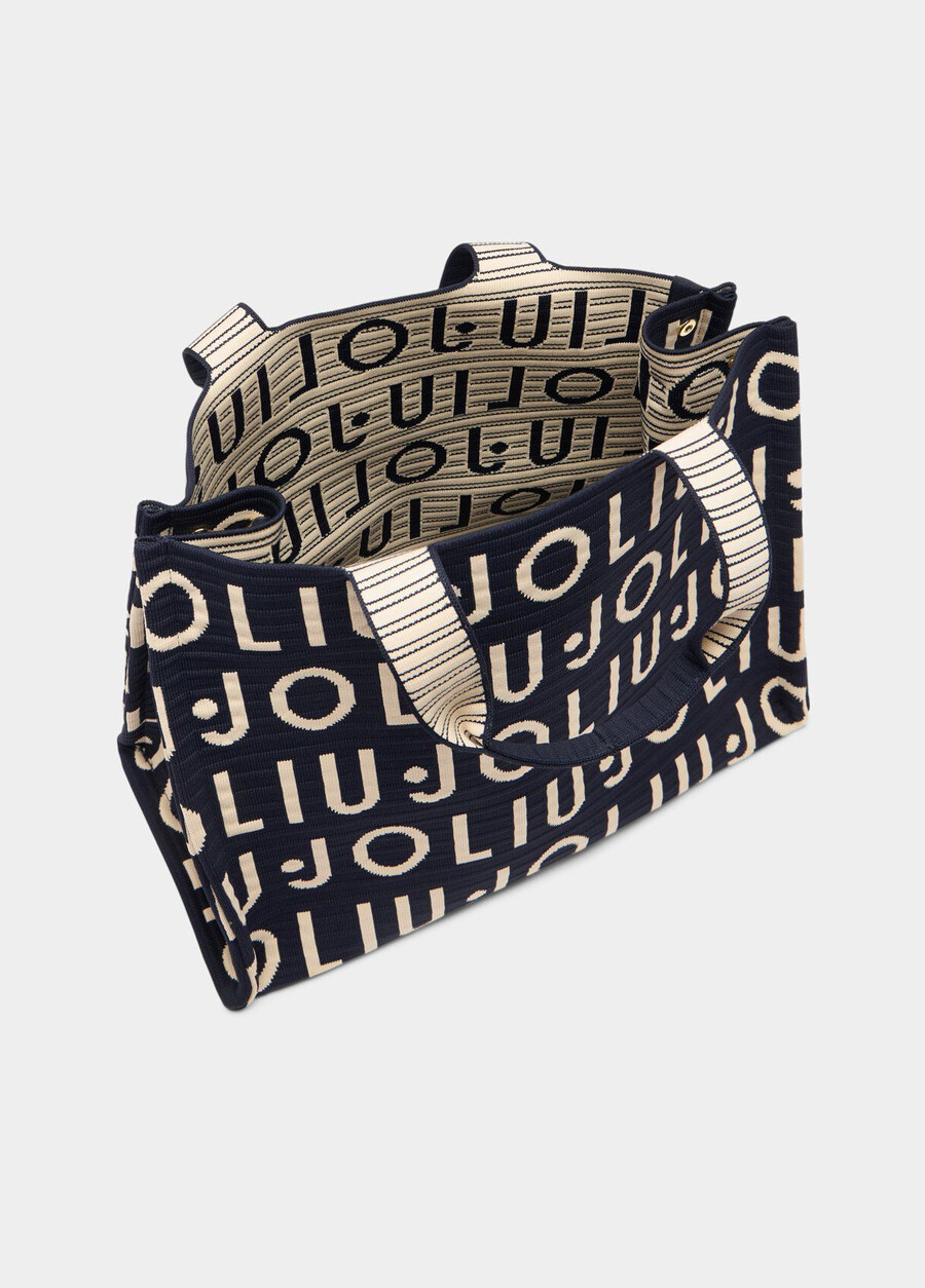 medium knit tote bag