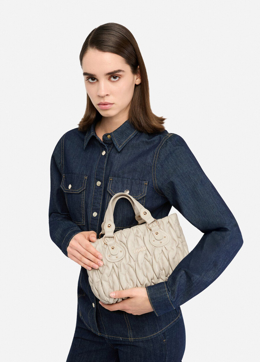 small quilted bag