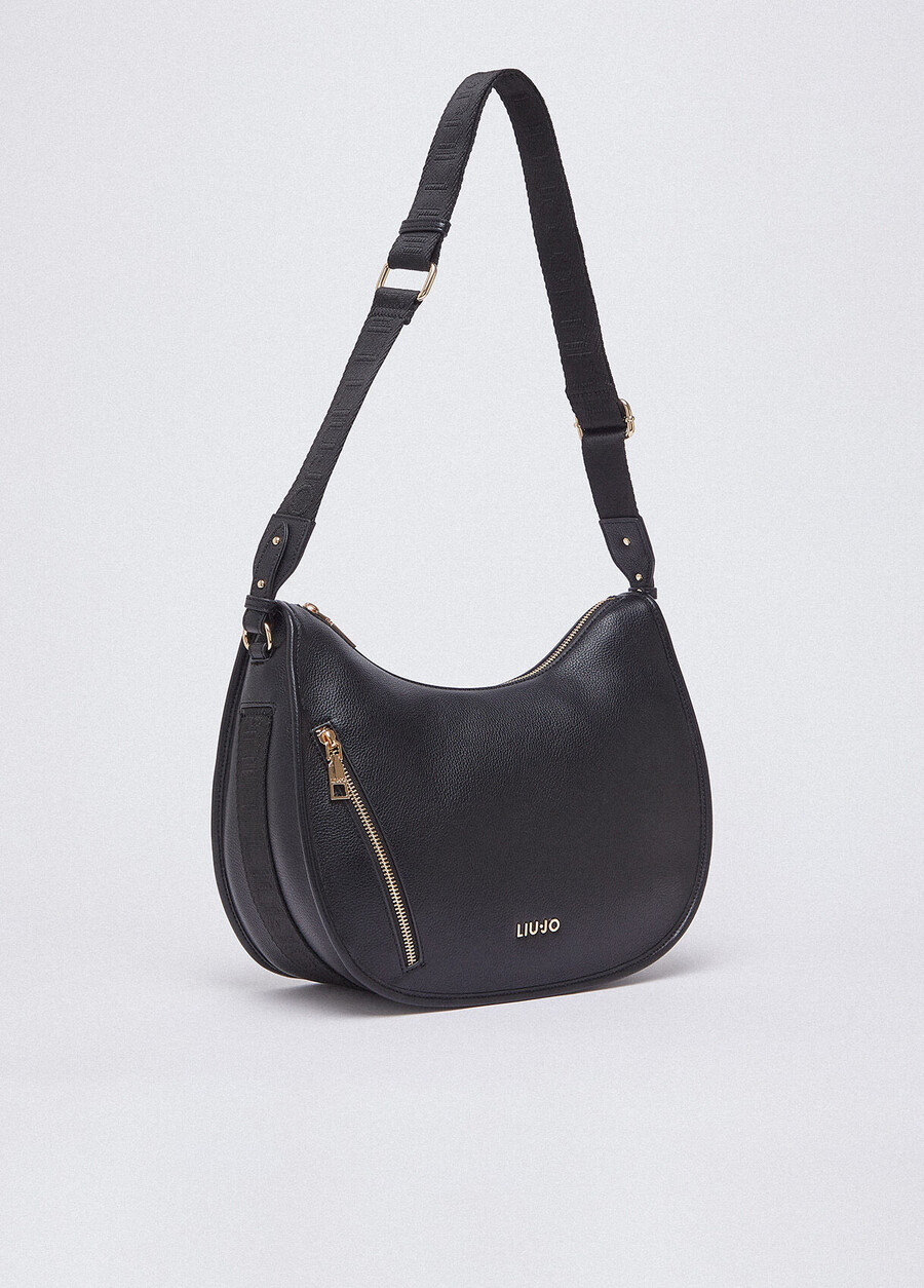 medium zip-up hobo bag