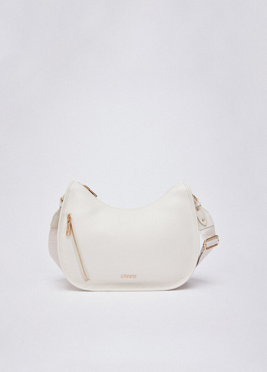 medium zip-up hobo bag
