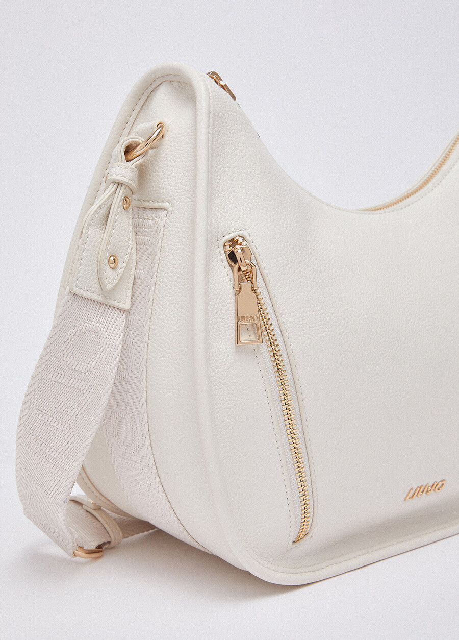 medium zip-up hobo bag