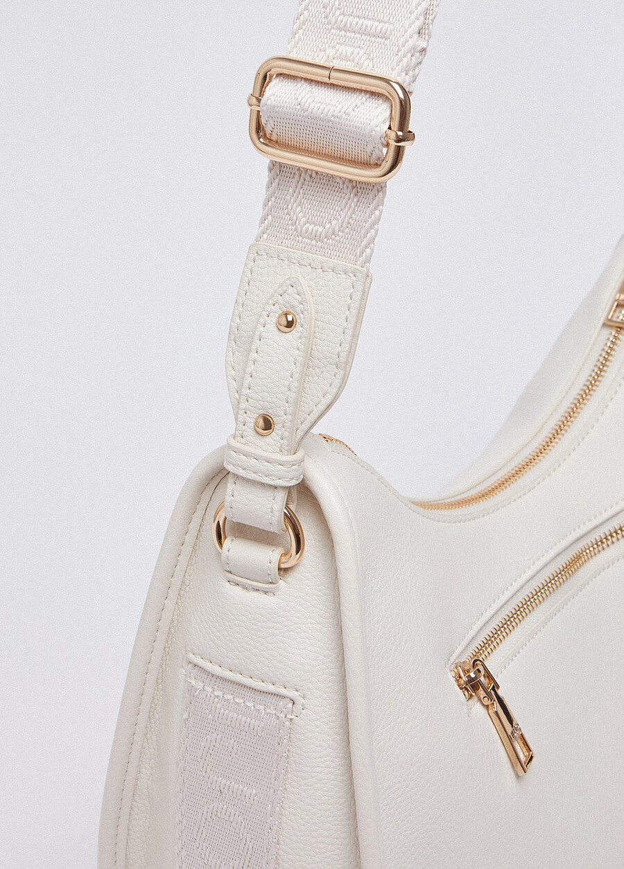 medium zip-up hobo bag