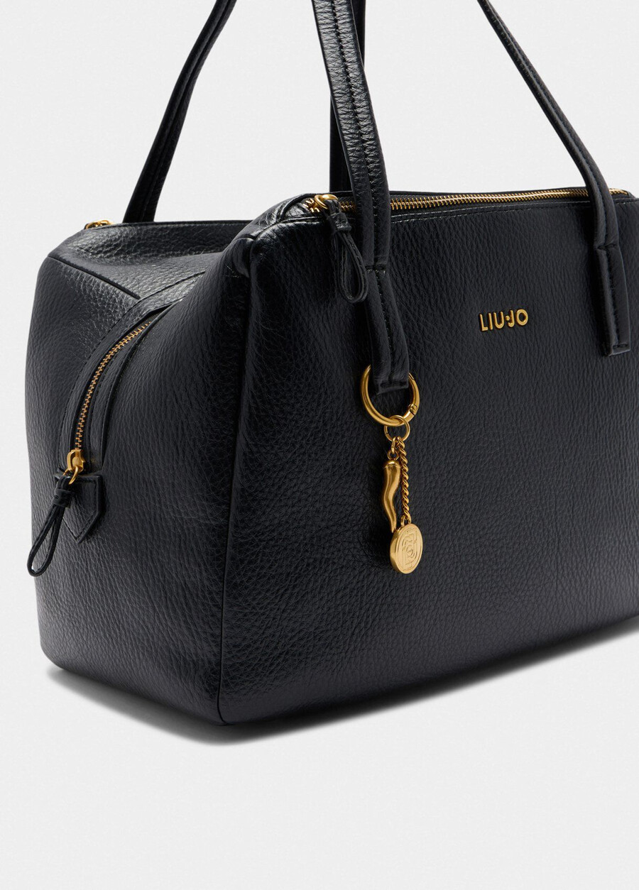 medium satchel with charm