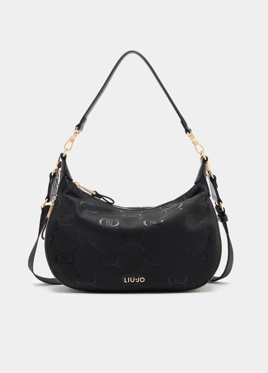medium nylon hobo bag