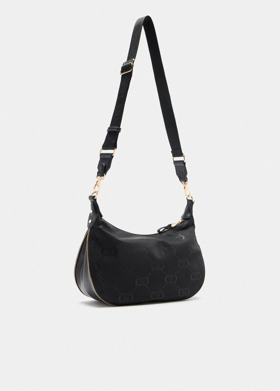 medium nylon hobo bag