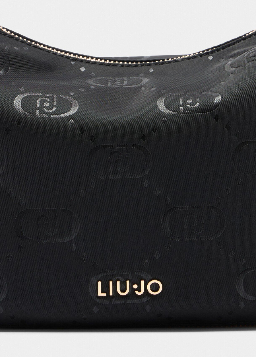 medium nylon hobo bag