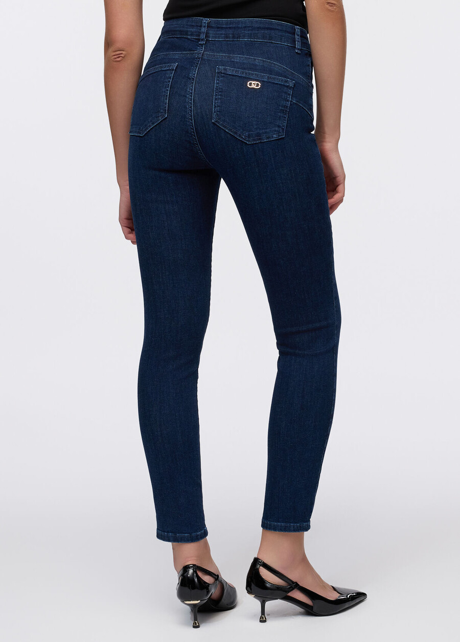 high-rise skinny jeans
