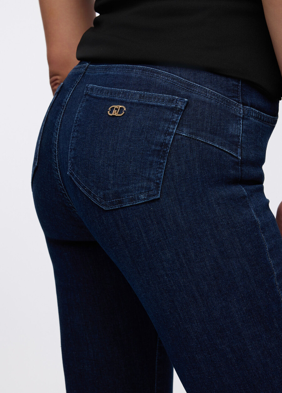 high-rise skinny jeans