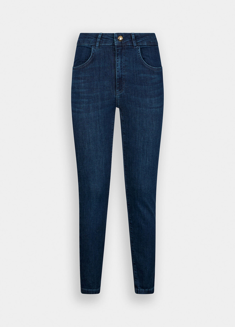 high-rise skinny jeans