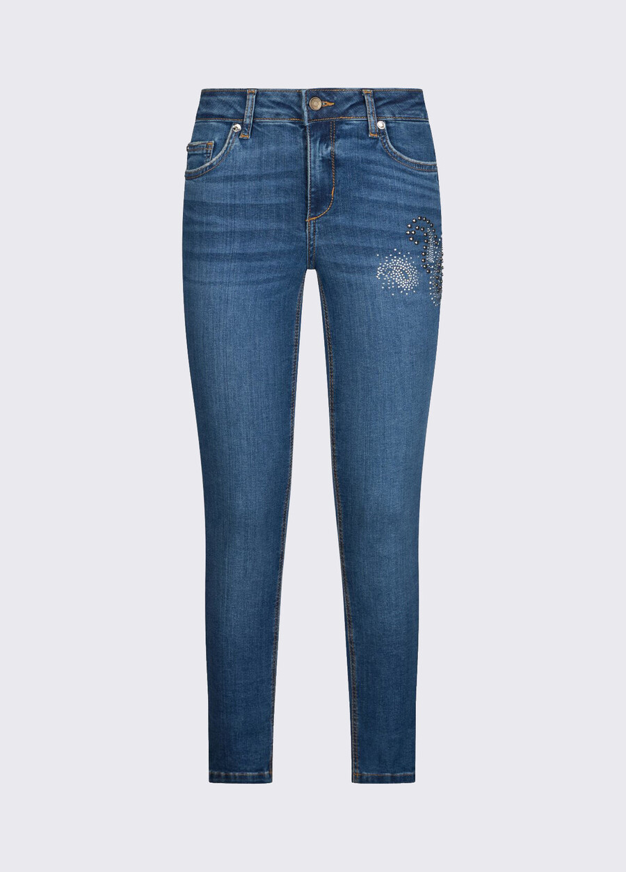 skinny jeans with rhinestones