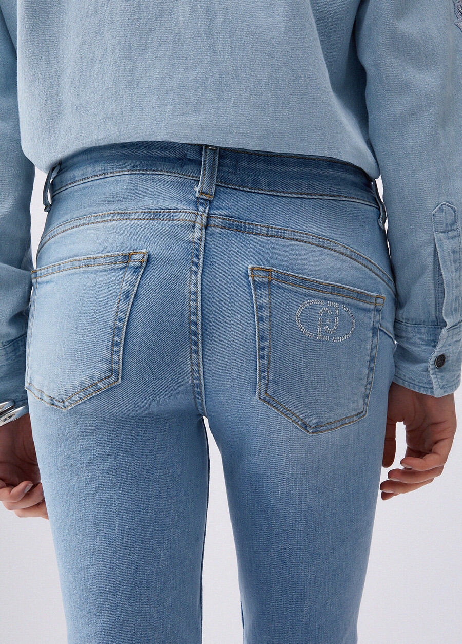 skinny jeans with turn-ups