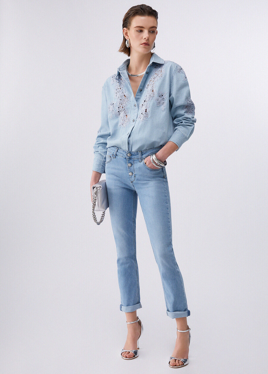 skinny jeans with turn-ups
