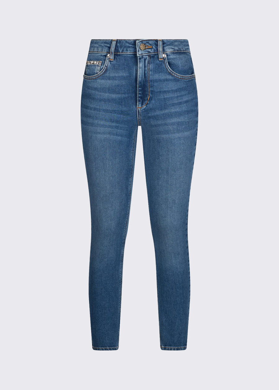 high-rise skinny jeans