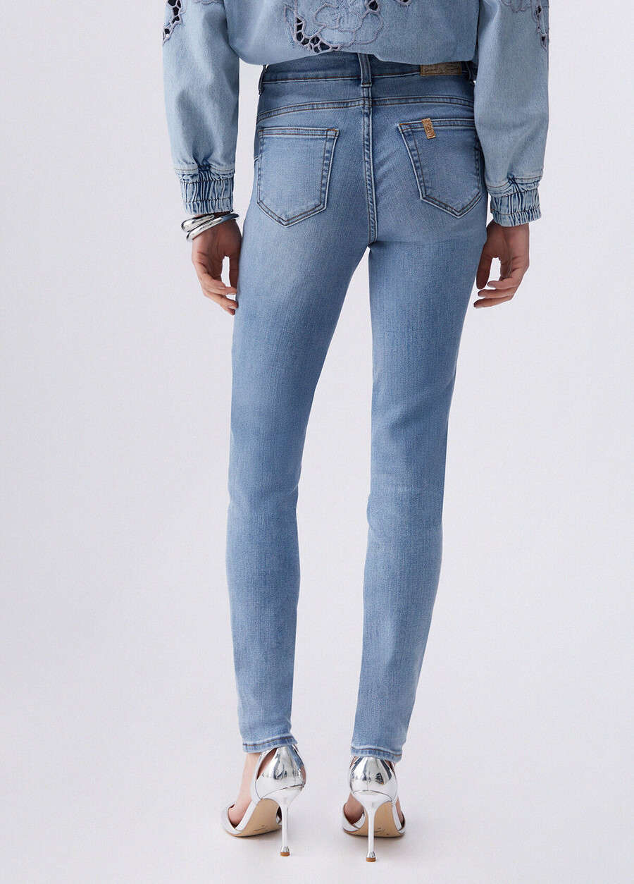 high-rise skinny jeans