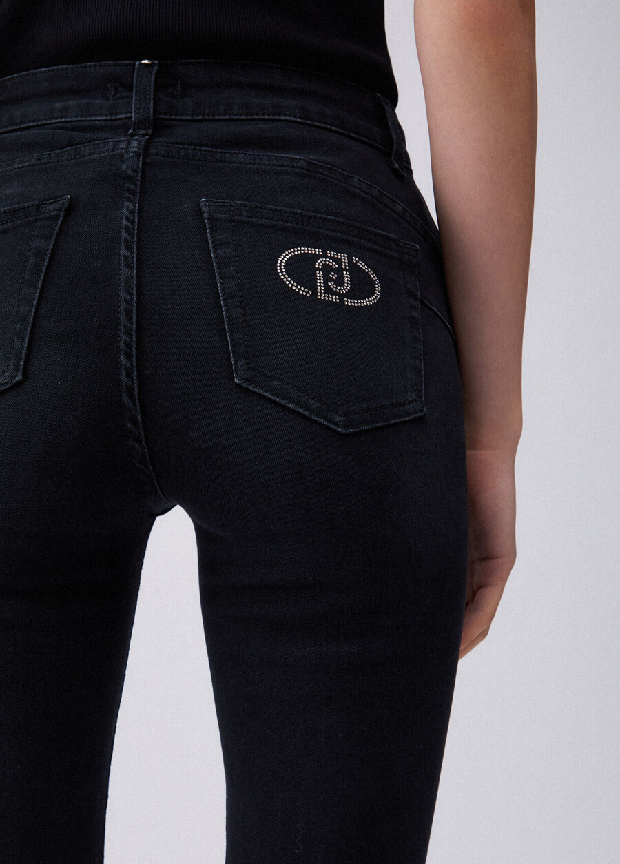high-rise skinny jeans