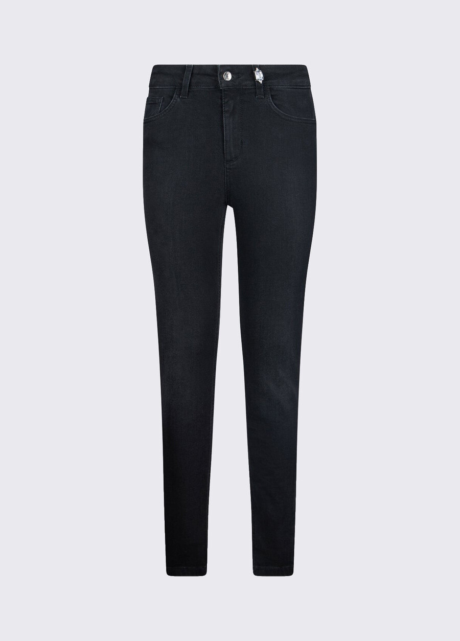 high-rise skinny jeans