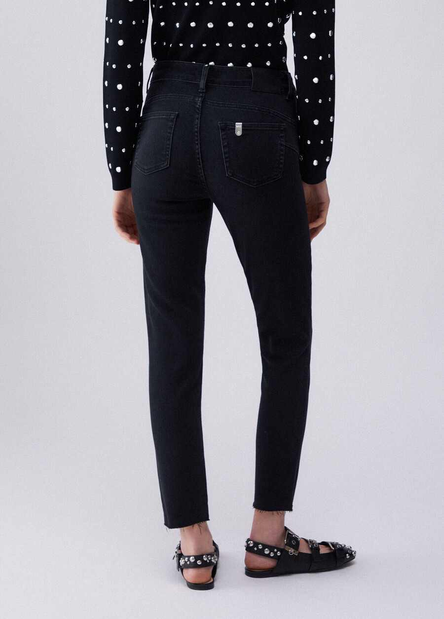 high-rise skinny jeans