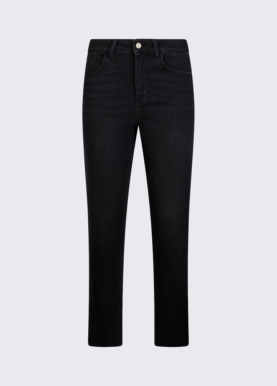 high-rise skinny jeans