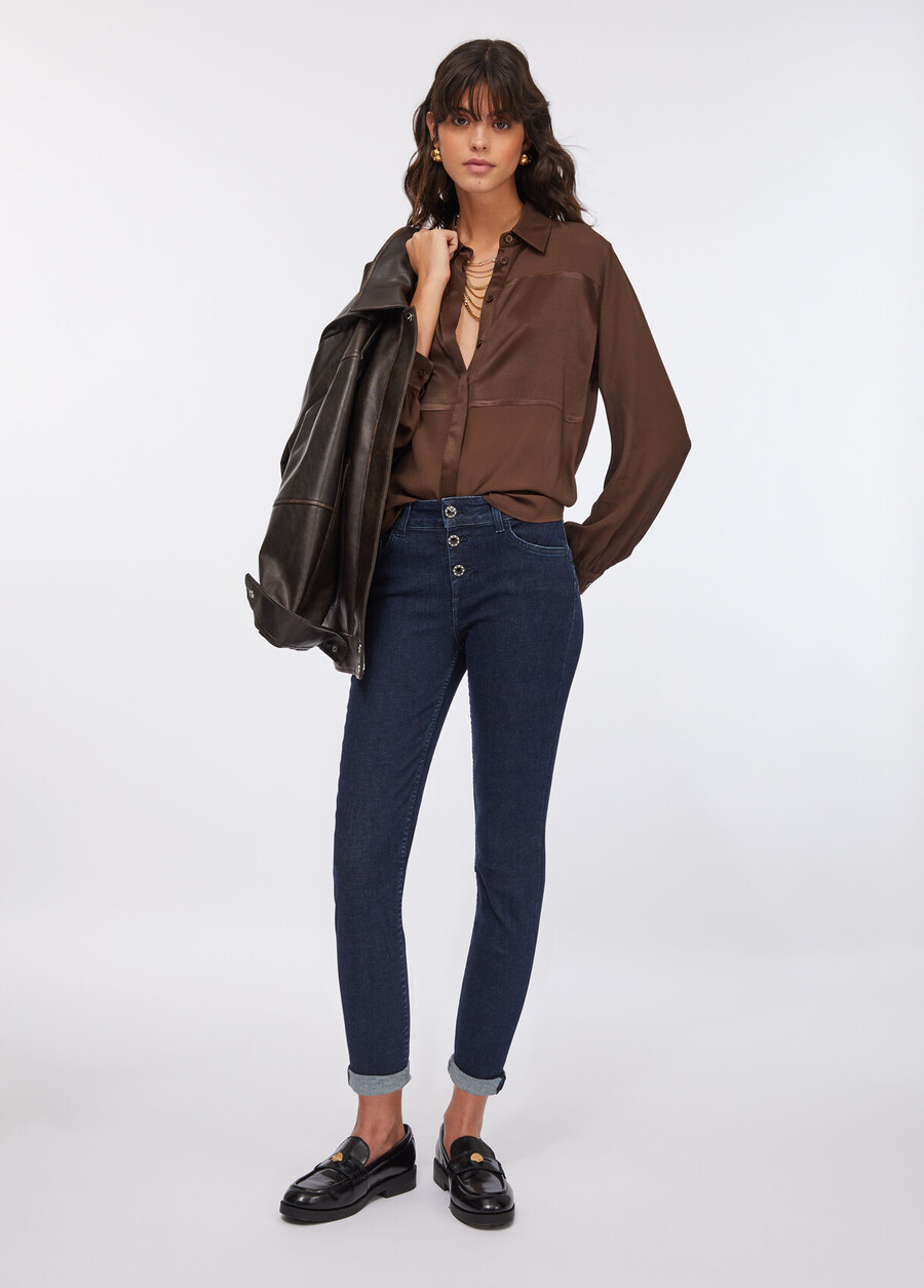 skinny jeans with turn-ups