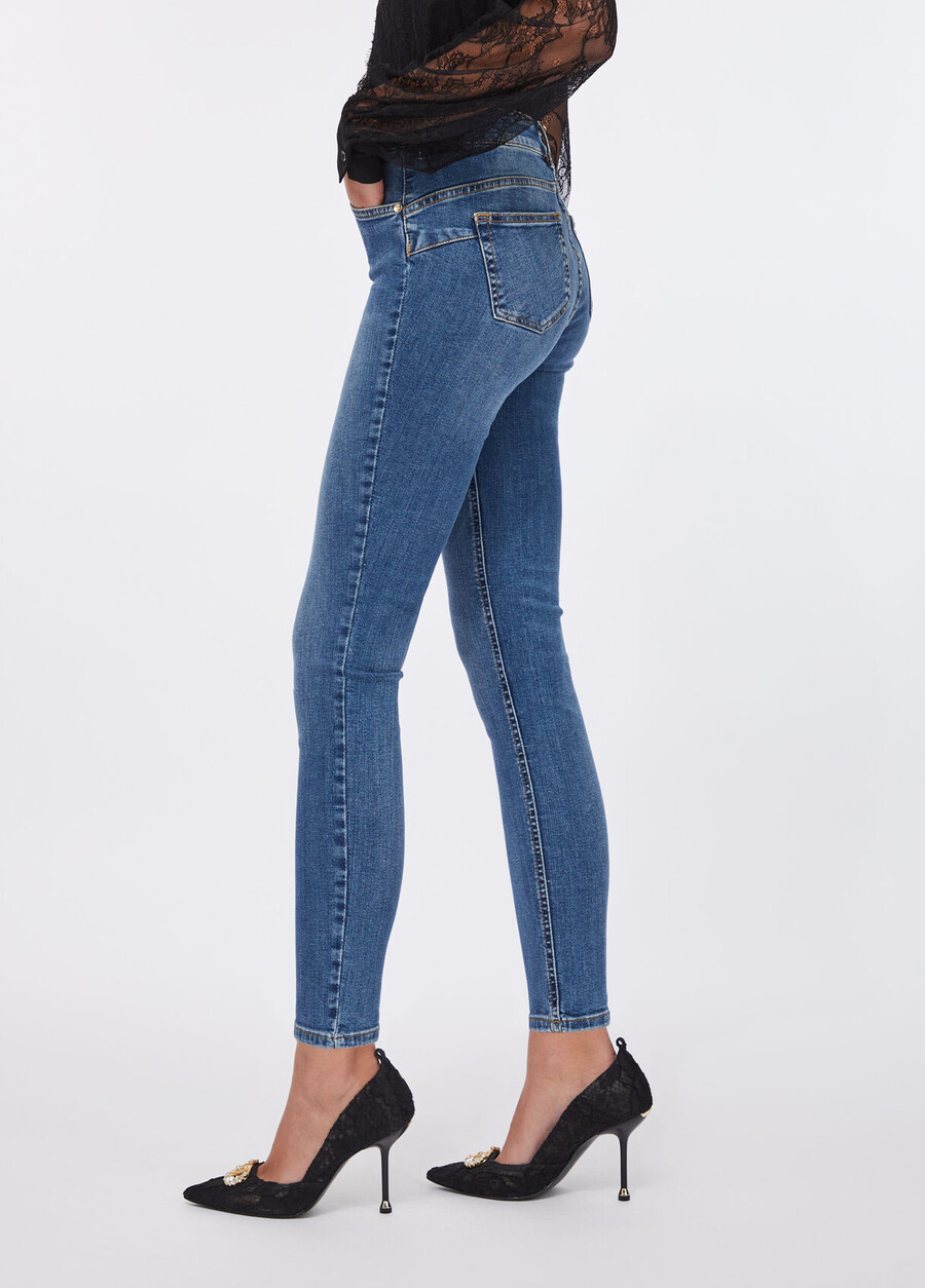 high-rise skinny jeans