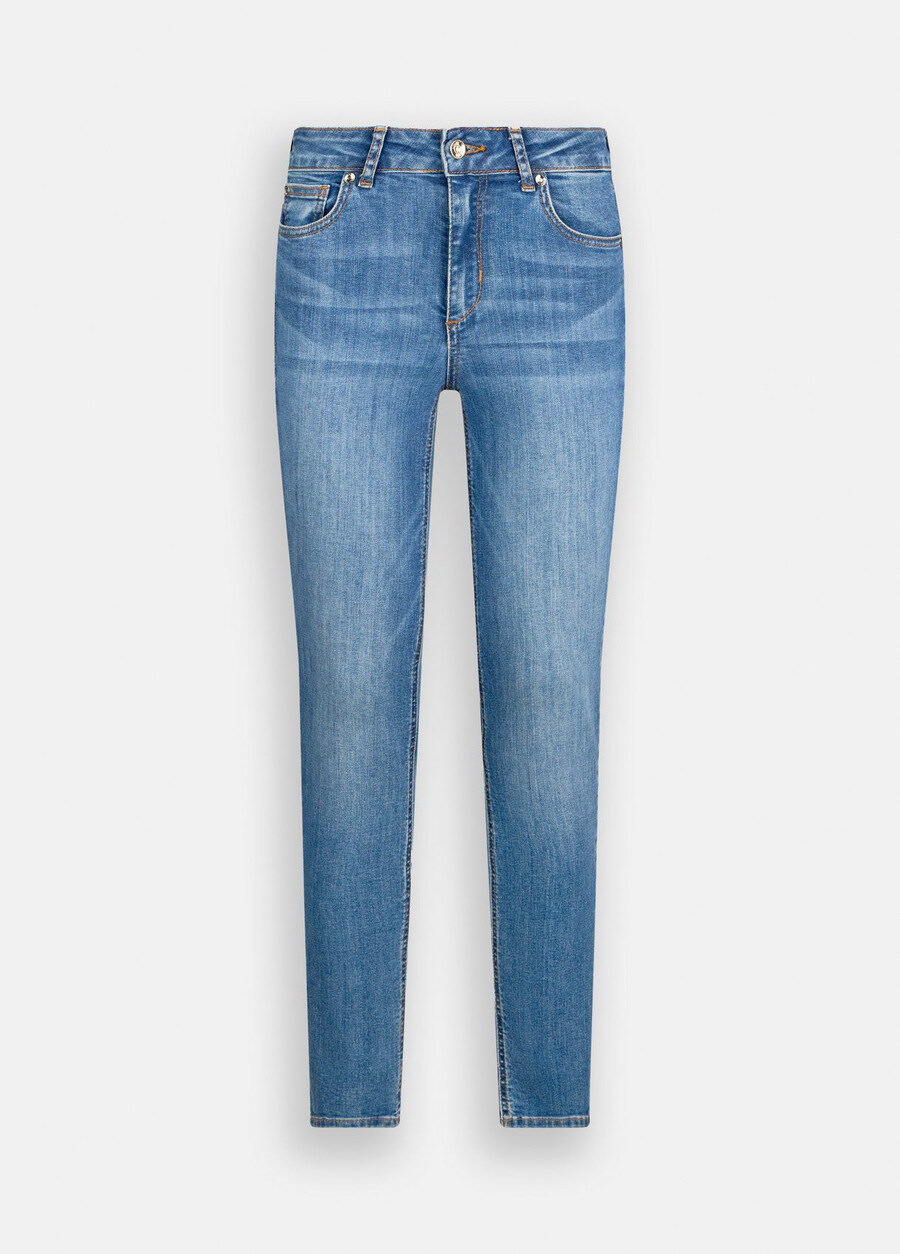 high-rise skinny jeans