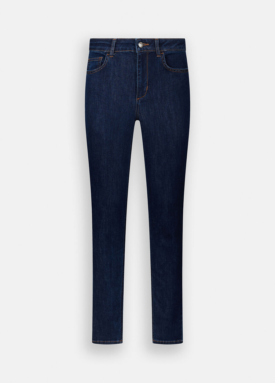 high-rise skinny jeans