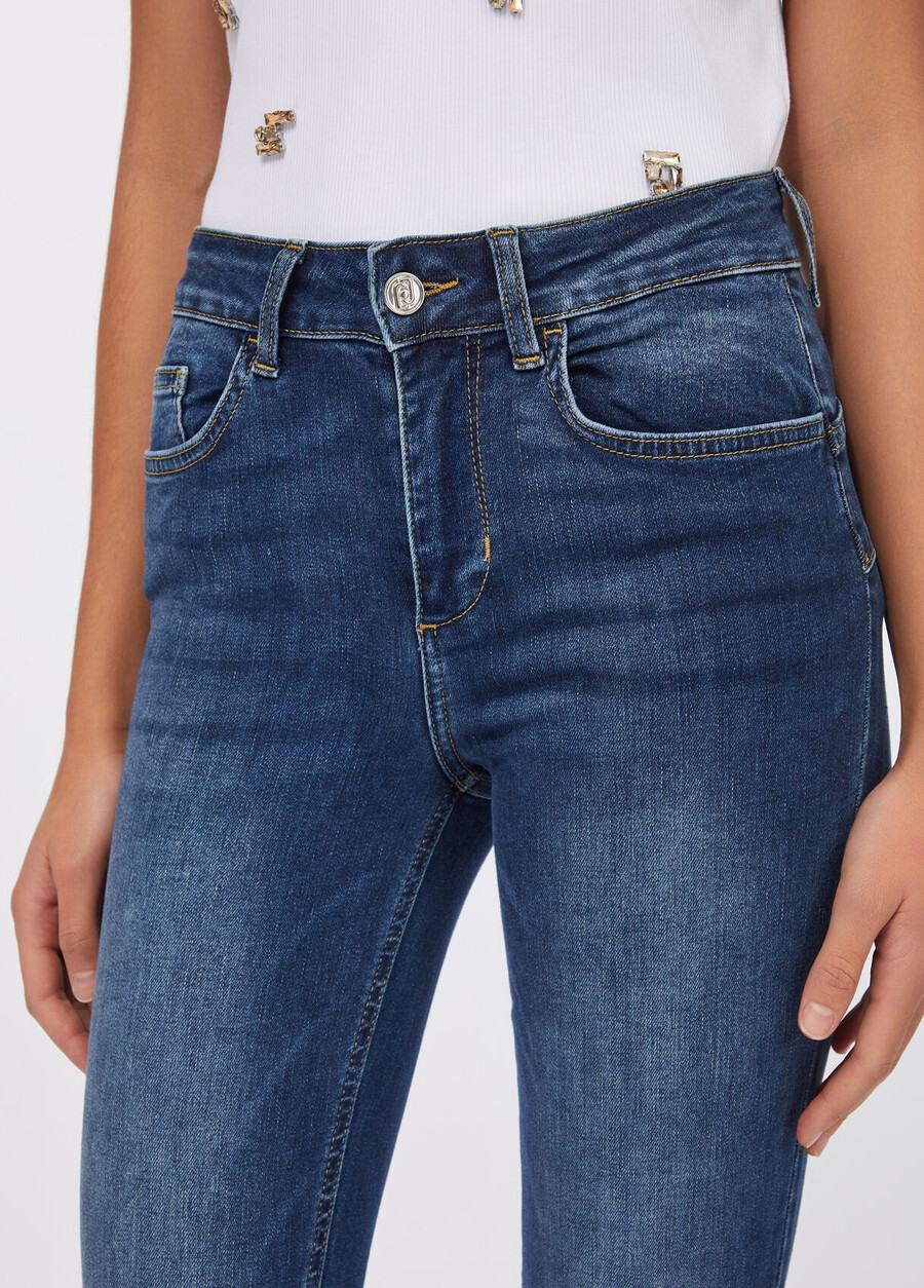 high-rise skinny jeans