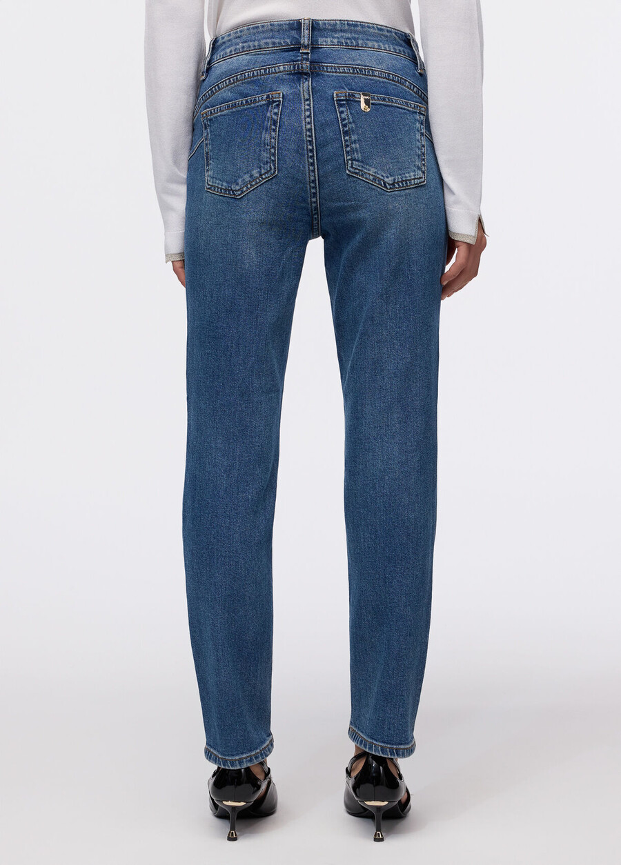 high-rise skinny jeans
