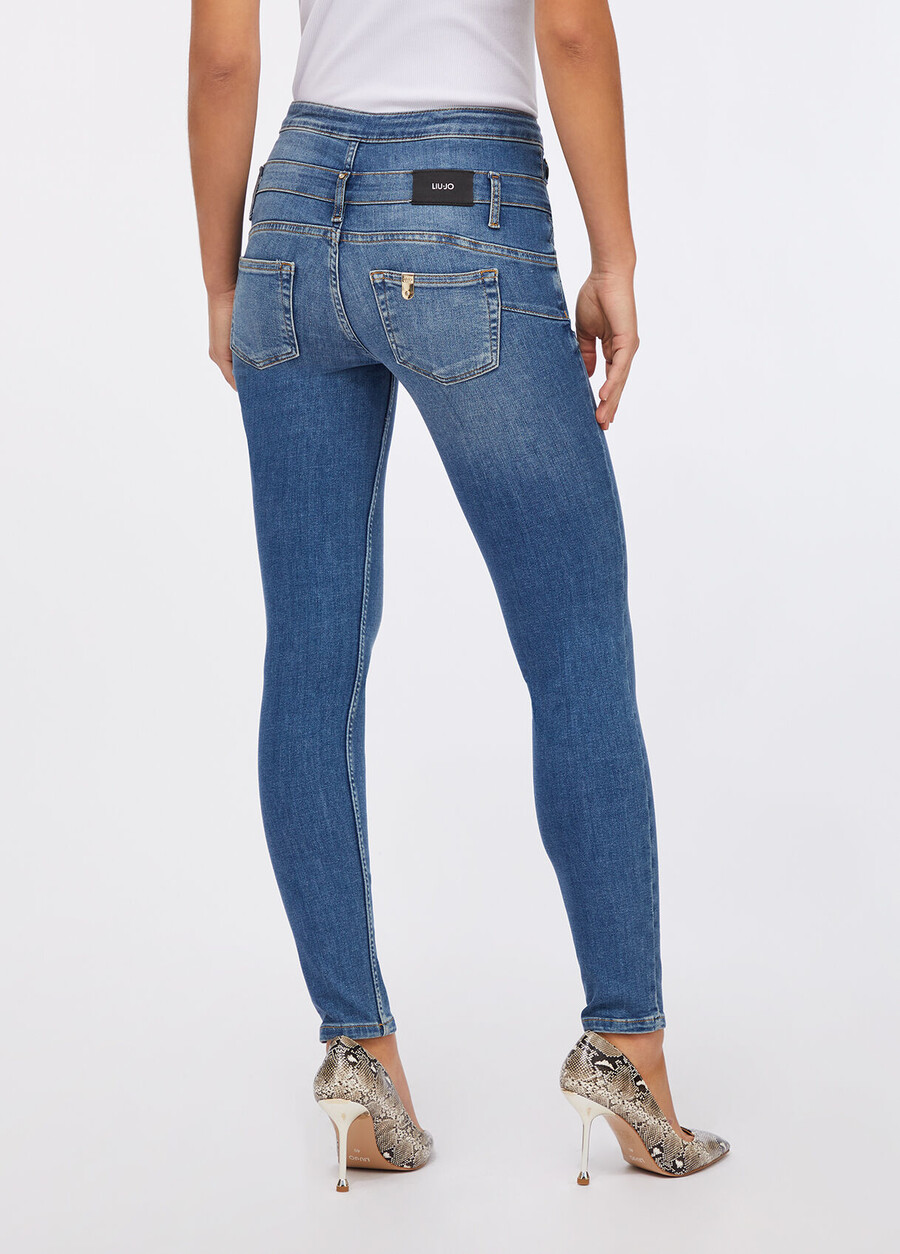 high-rise skinny jeans