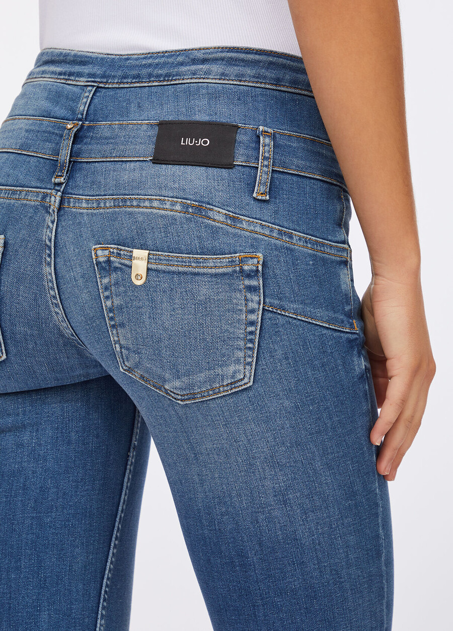 high-rise skinny jeans