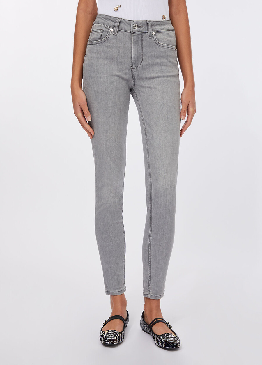 high-rise skinny jeans