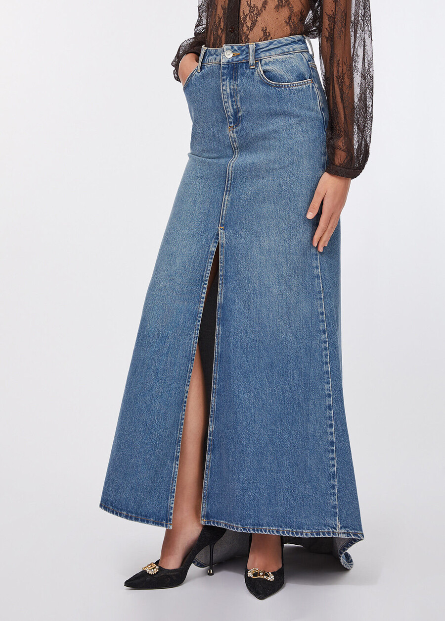 denim mermaid skirt