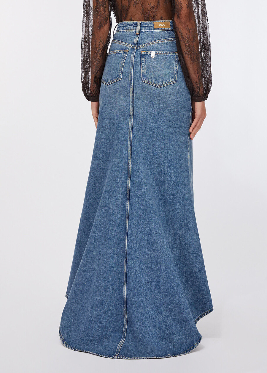 denim mermaid skirt