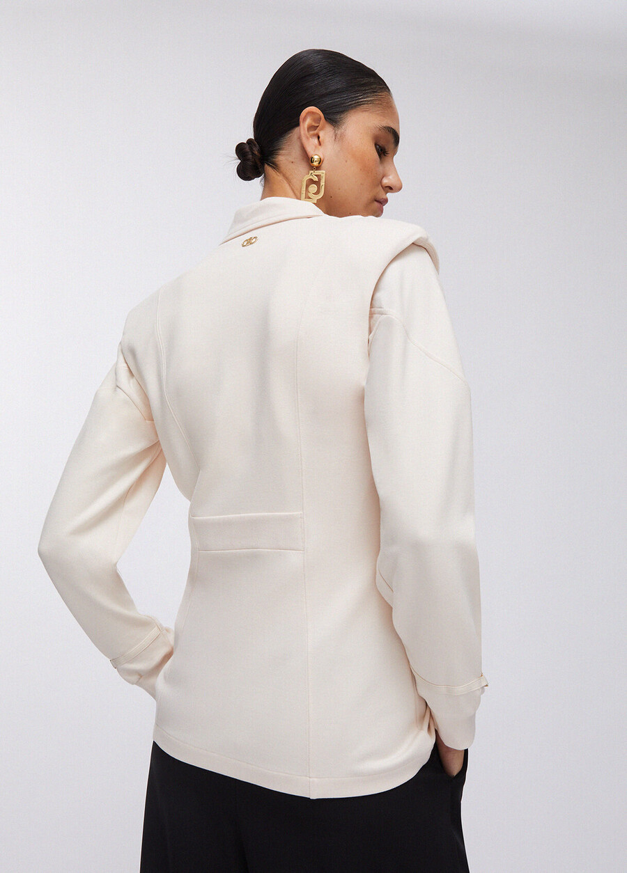 vest with padded shoulders