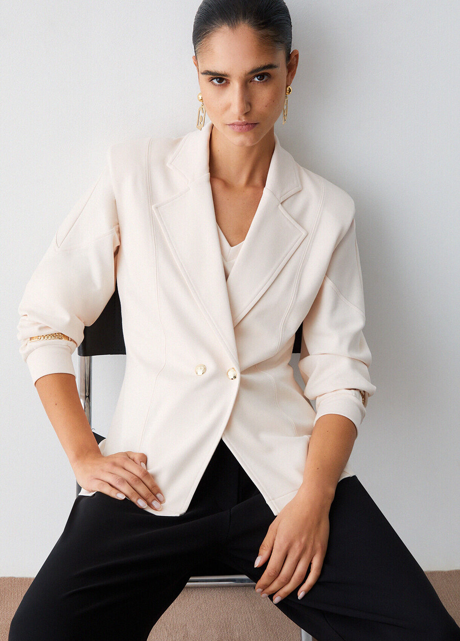 vest with padded shoulders