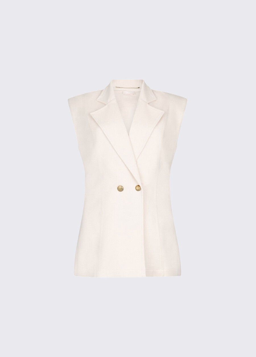 vest with padded shoulders