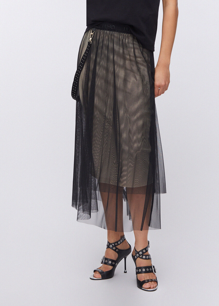 longline tulle skirt