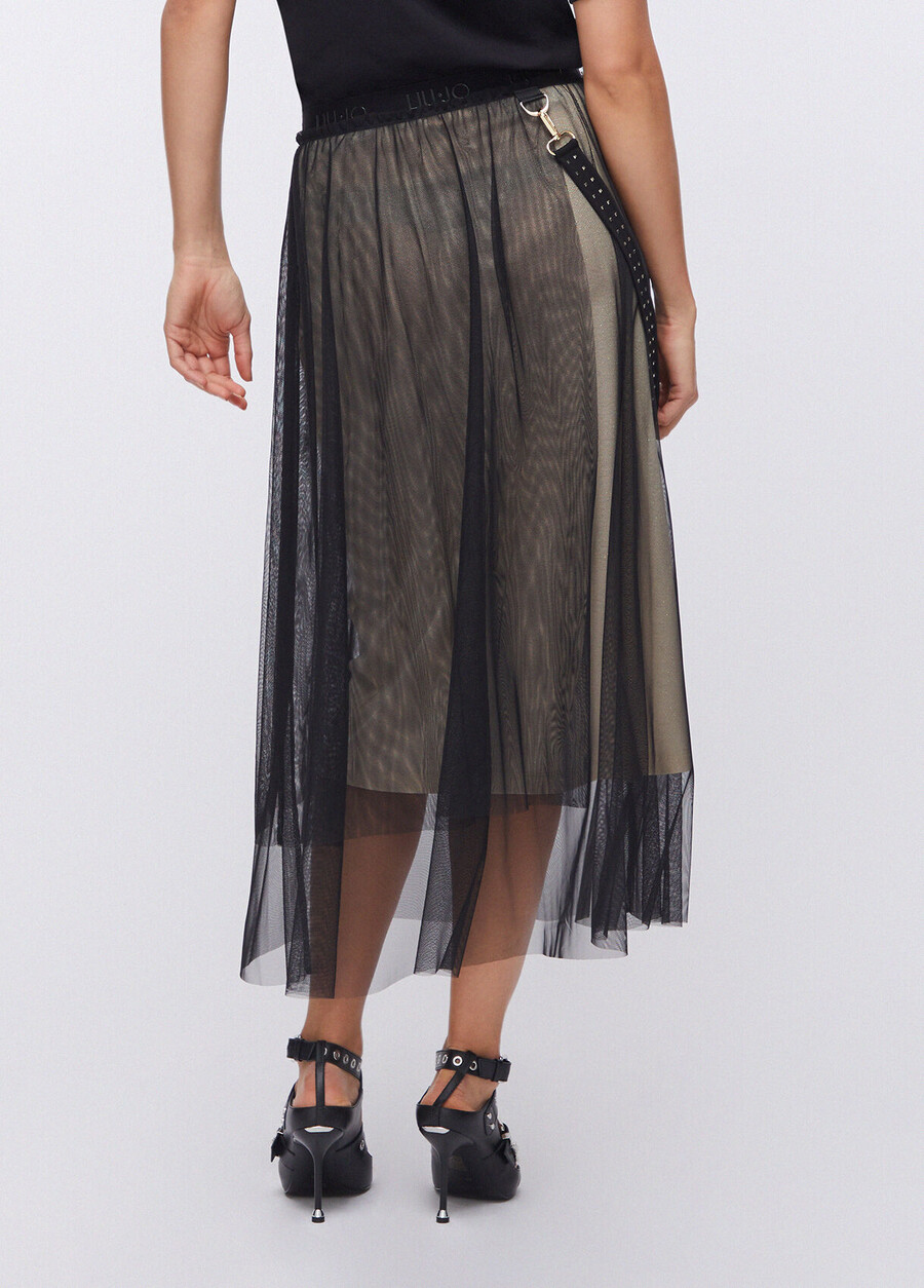 longline tulle skirt