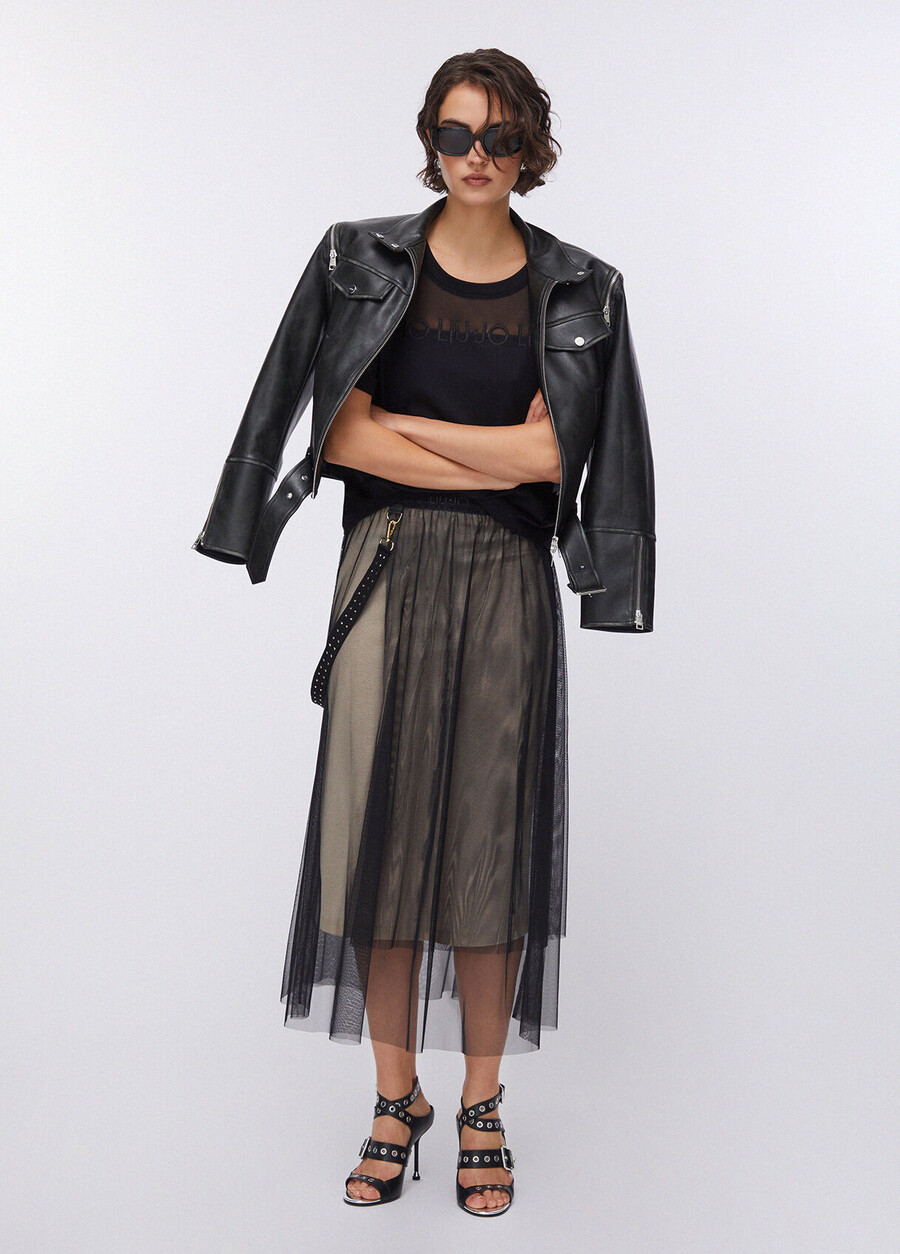 longline tulle skirt