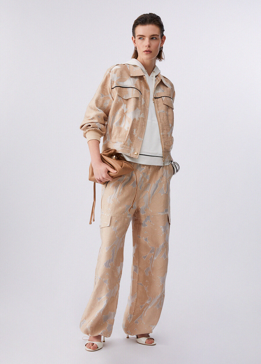 organza jacquard jacket