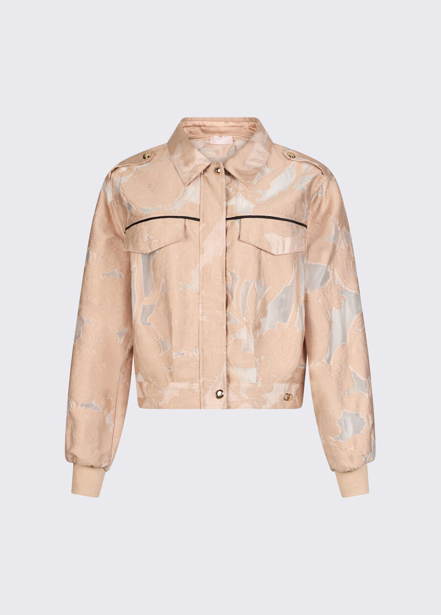 organza jacquard jacket