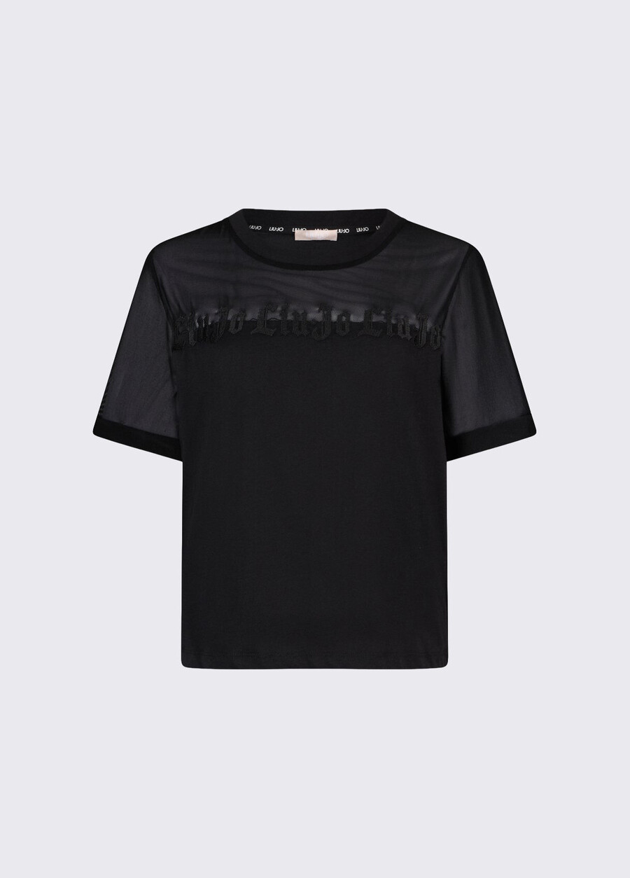 jersey and mesh t-shirt