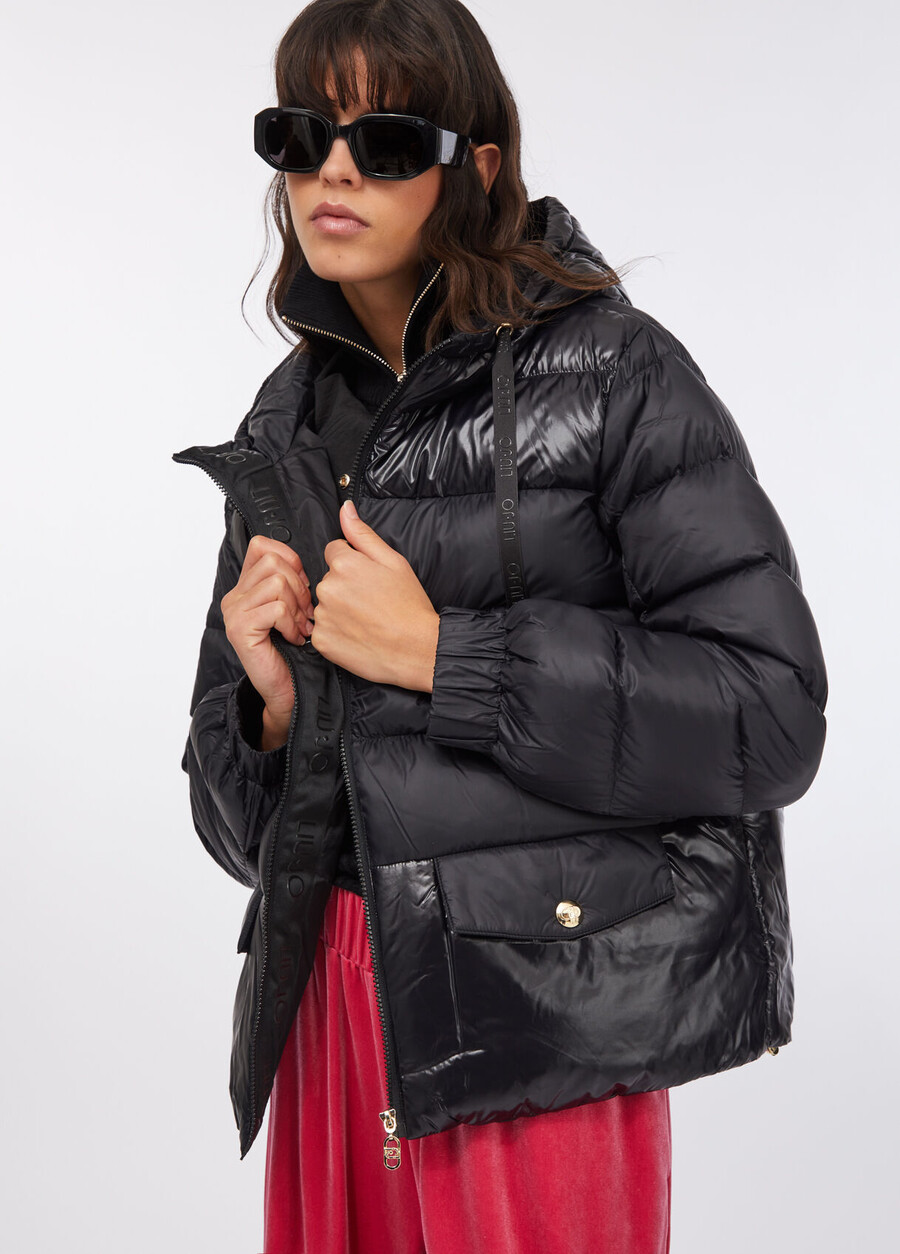 quilted nylon jacket