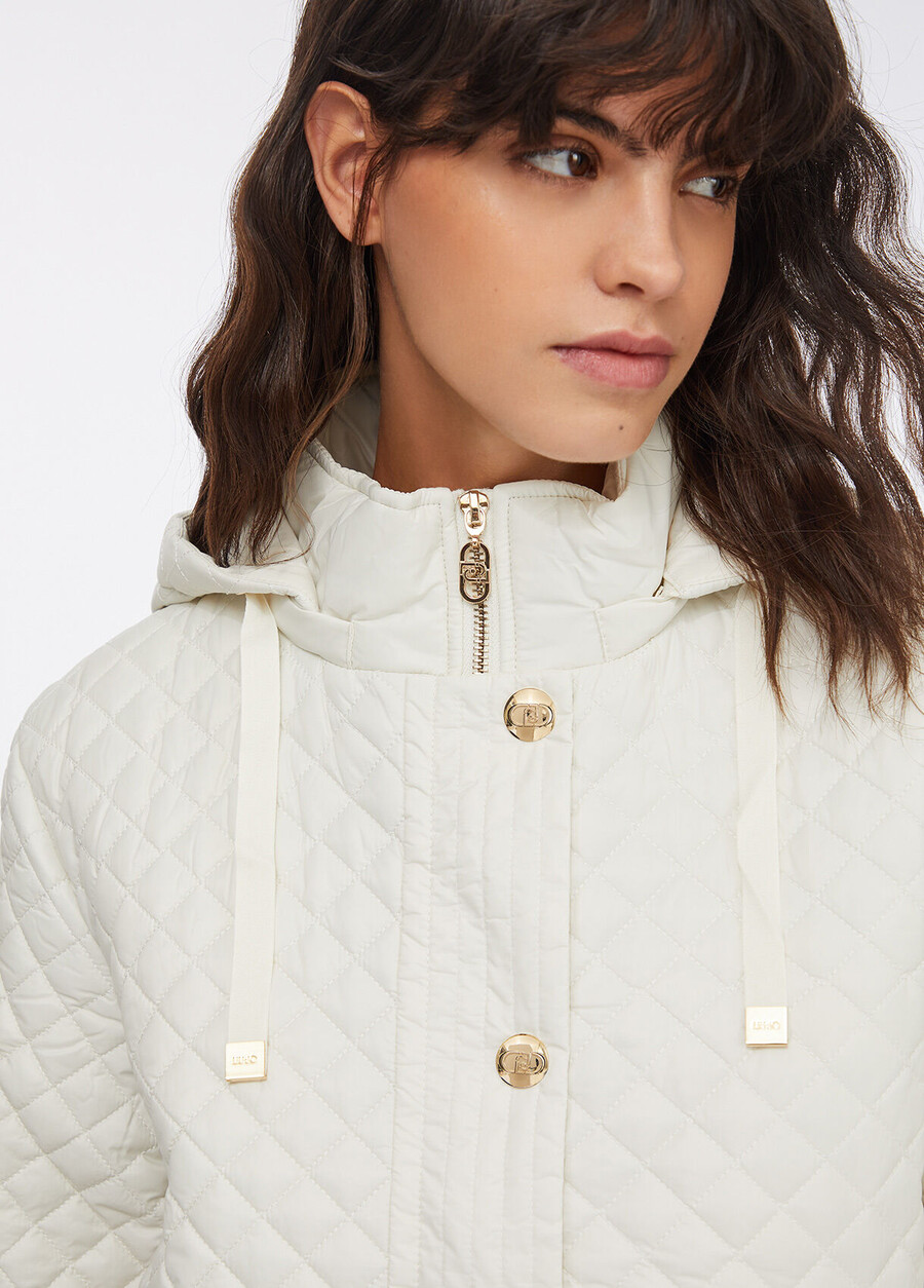 quilted nylon coat