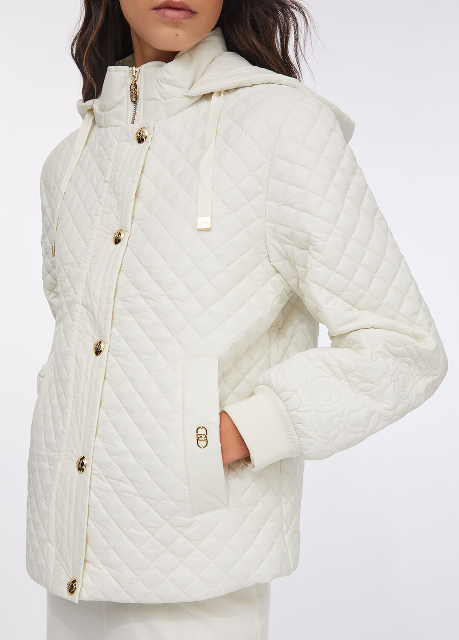 quilted nylon coat
